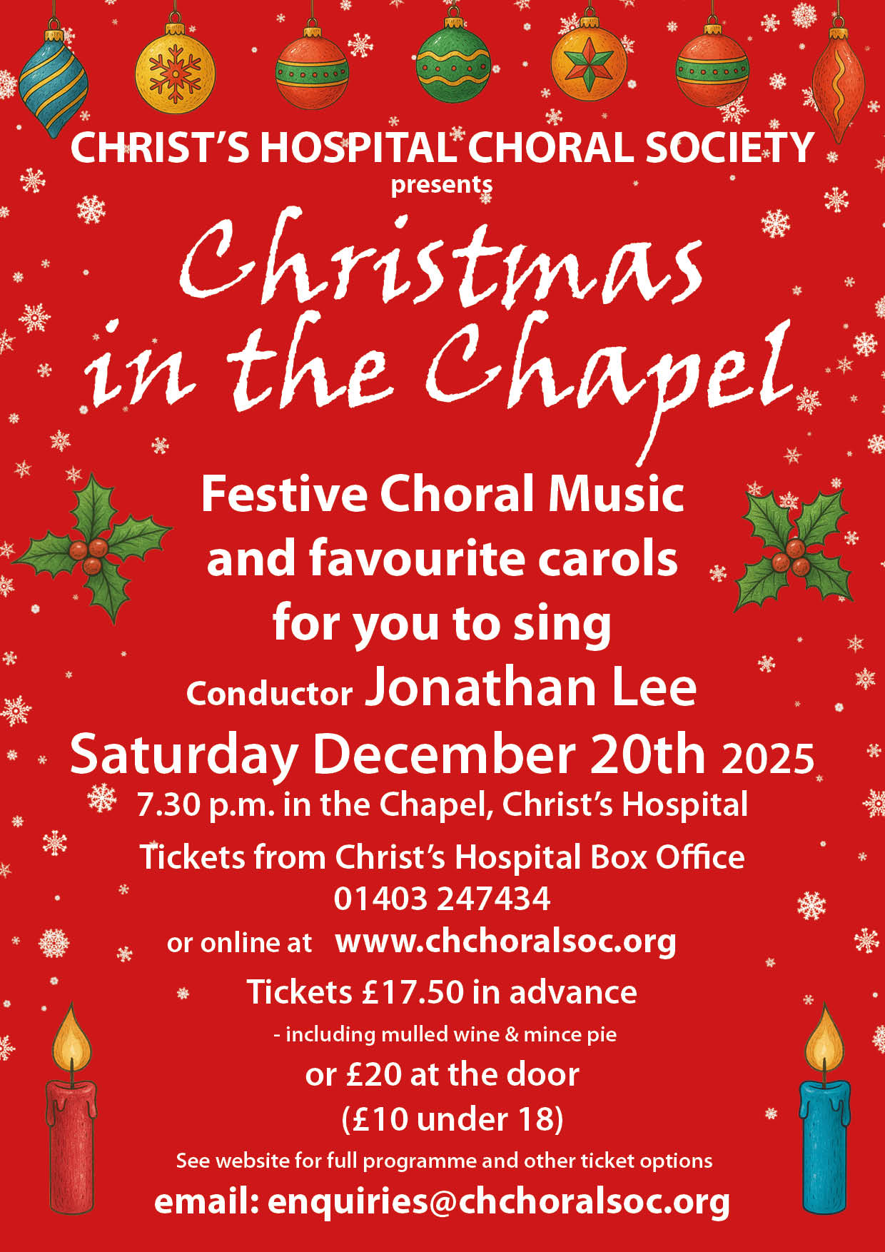 Christmas Concert 2024 Poster