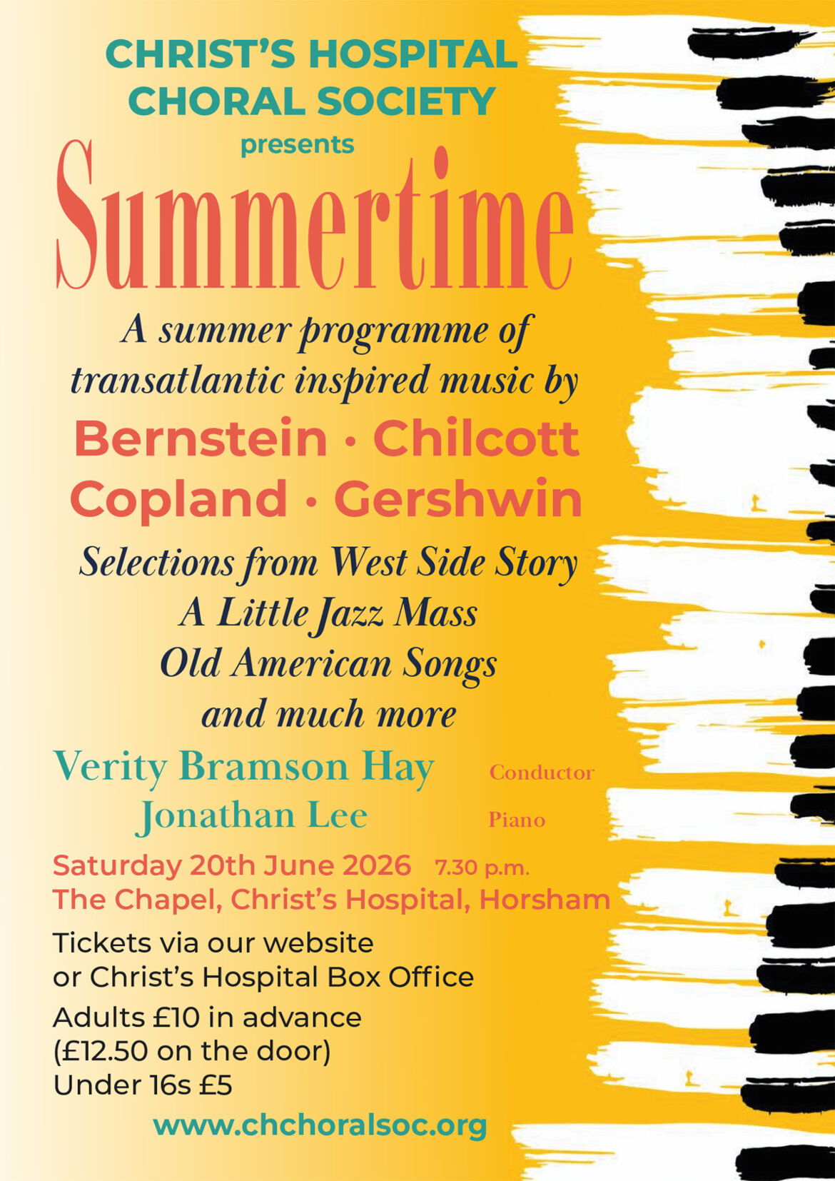 Summer Concert poster June 2026